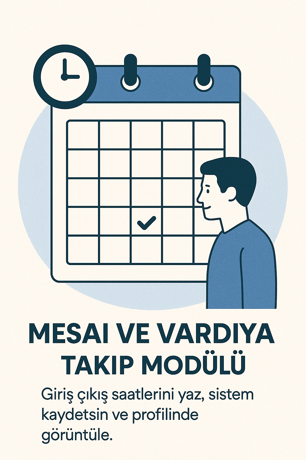 Mesai ve vardiya takip modülü